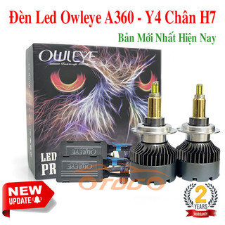 Bóng led owleye a360 y4 chân h7 chính hãng
