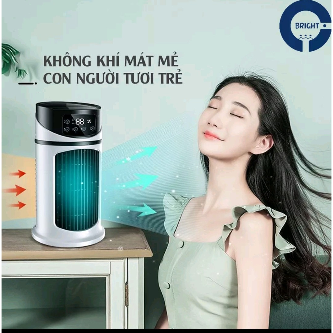 xiaozhubangchu Máy làm mát không khí tại nhà văn phòng để bàn quạt điện usb quạt điều hòa di động đa năng gió lạnh quạt