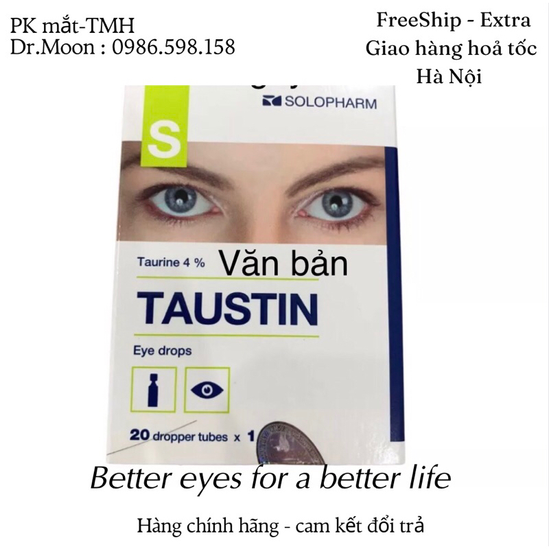 Nươc mắt nhân tao Taustin solopharm 1ml