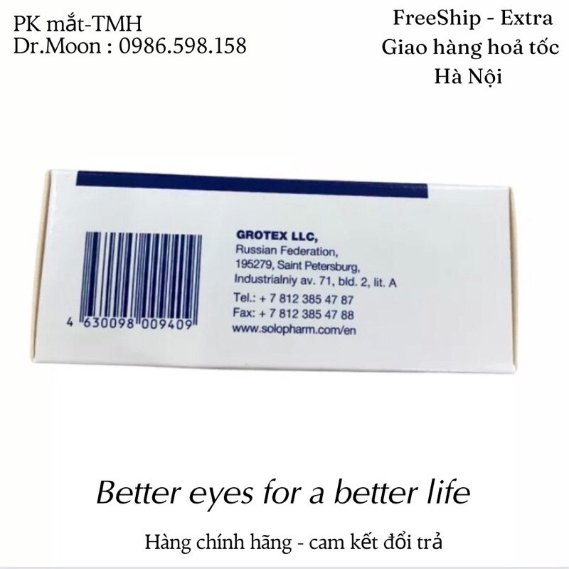 Nươc mắt nhân tao Taustin solopharm 1ml