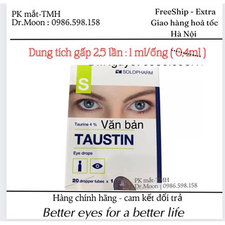 [Nhập khẩu] Dung dịch nhãn khoa Taustin solopharm 1ml