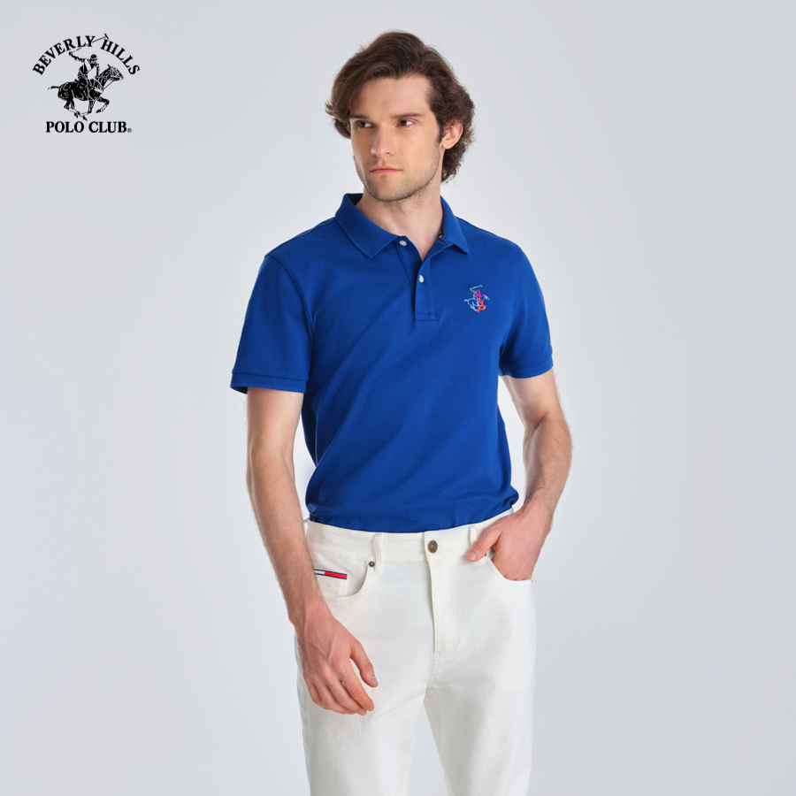 Beverly Hills Polo Club - Áo polo Ngắn tay Nam Regular Fit BCB BLUE COBAN- BHPC PMRSS23TL056