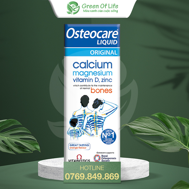 Canxi dạng nước Osteocare Liquid 200ml của Anh