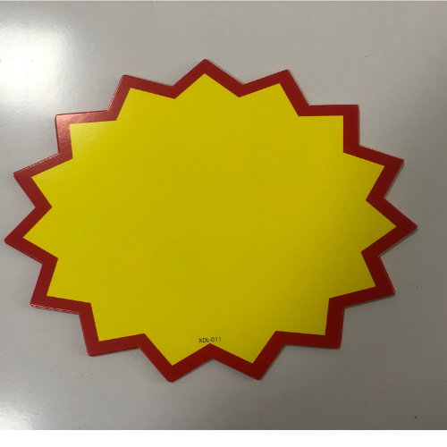 Giấy sale size L, Giấy ghi giá sản phẩm, bảng ghi giảm giá sản phẩm