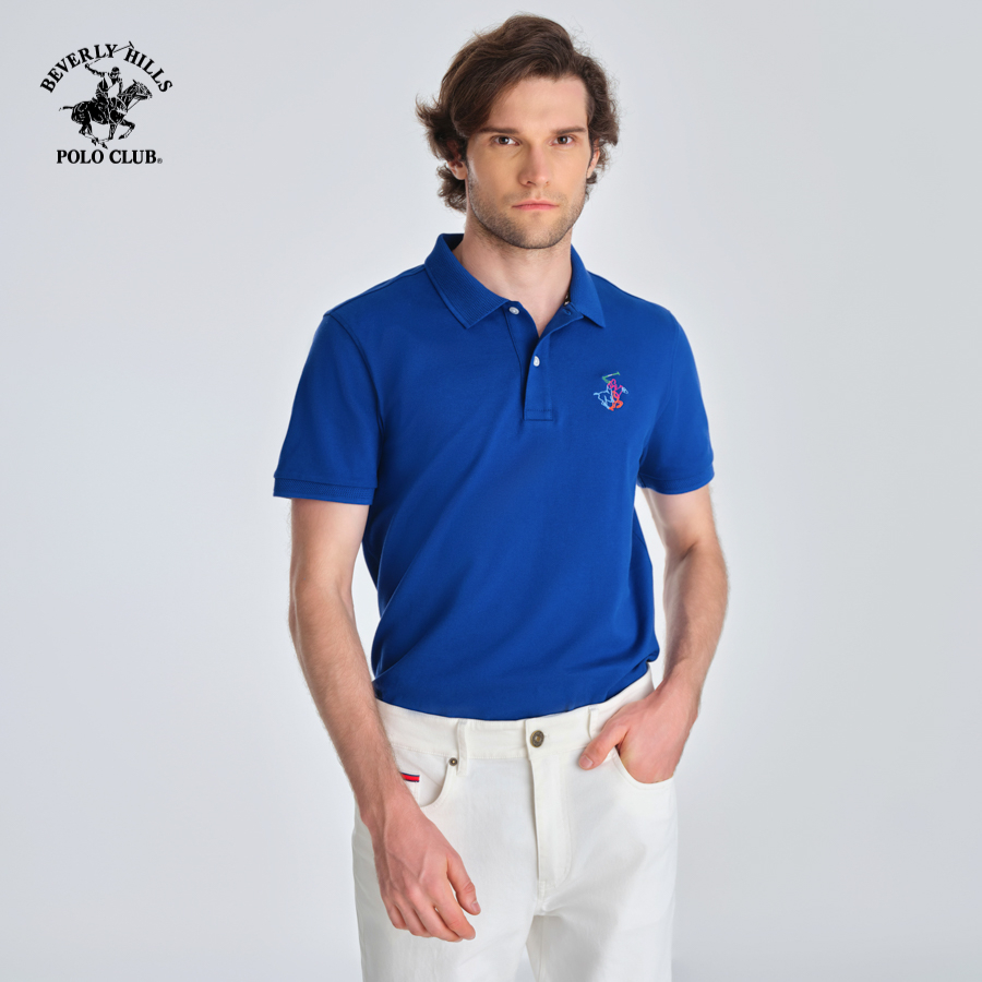 Beverly Hills Polo Club - Áo polo Ngắn tay Nam Regular Fit BCB BLUE COBAN- BHPC PMRSS23TL056