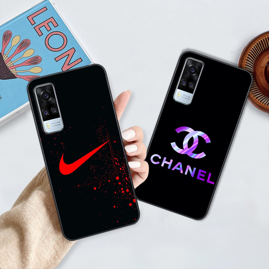 Ốp Vivo Y51 2020 in logo các thương hiệu nổi tiếng siêu sang, siêu cá tính