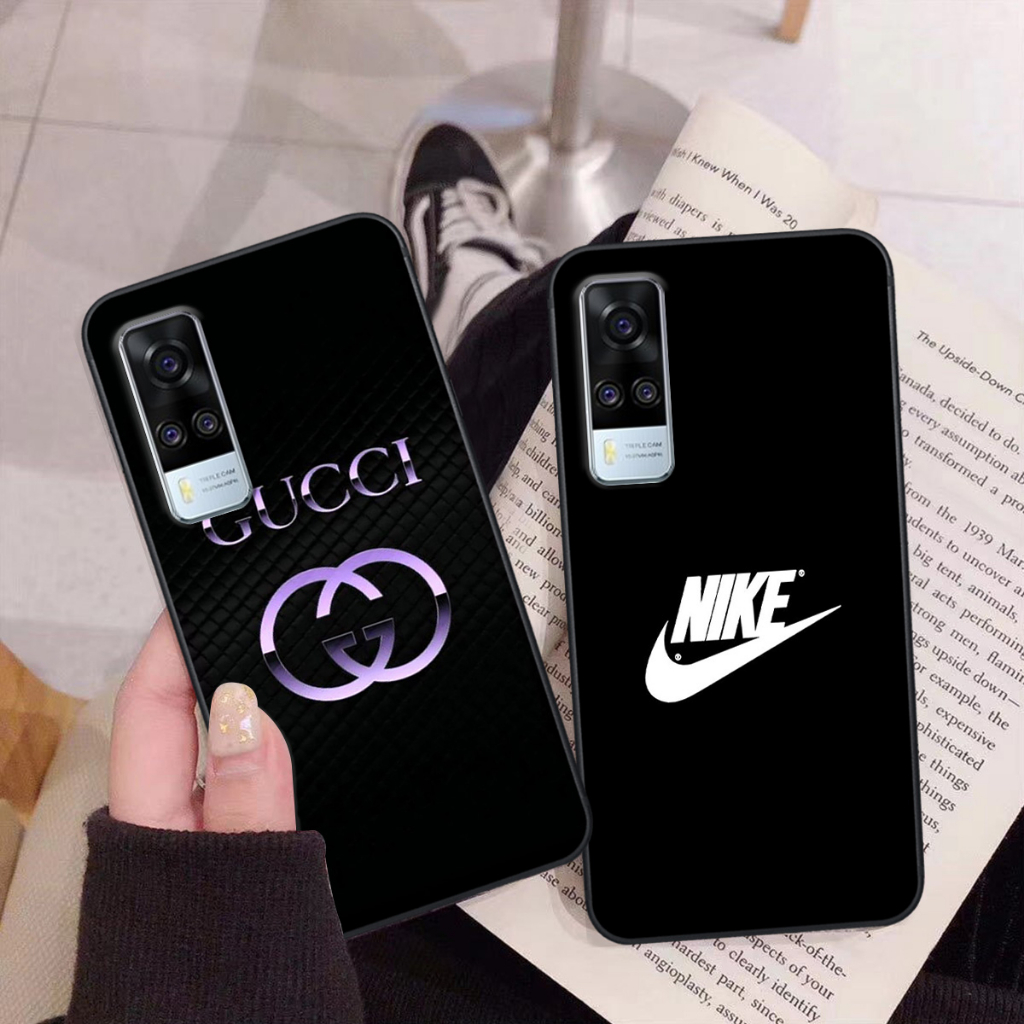 Ốp Vivo Y51 2020 in logo các thương hiệu nổi tiếng siêu sang, siêu cá tính