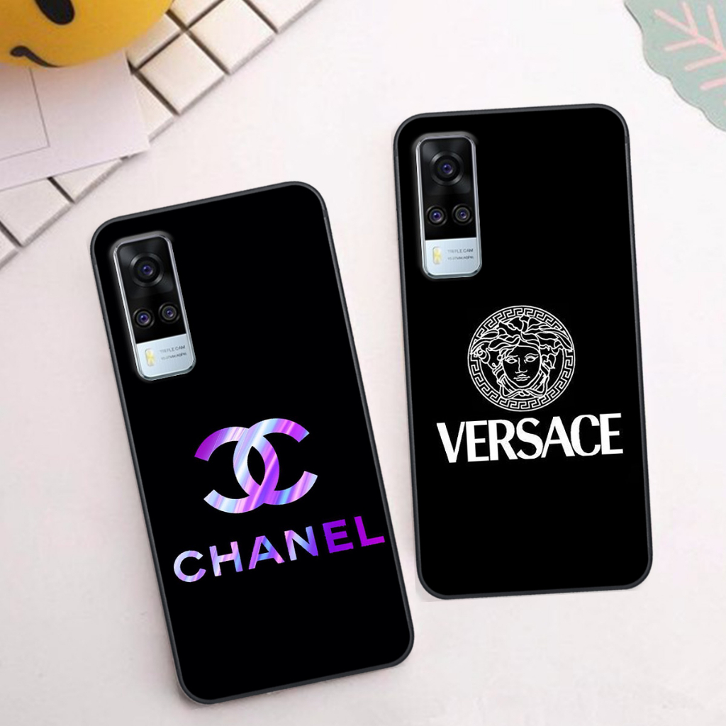 Ốp Vivo Y51 2020 in logo các thương hiệu nổi tiếng siêu sang, siêu cá tính