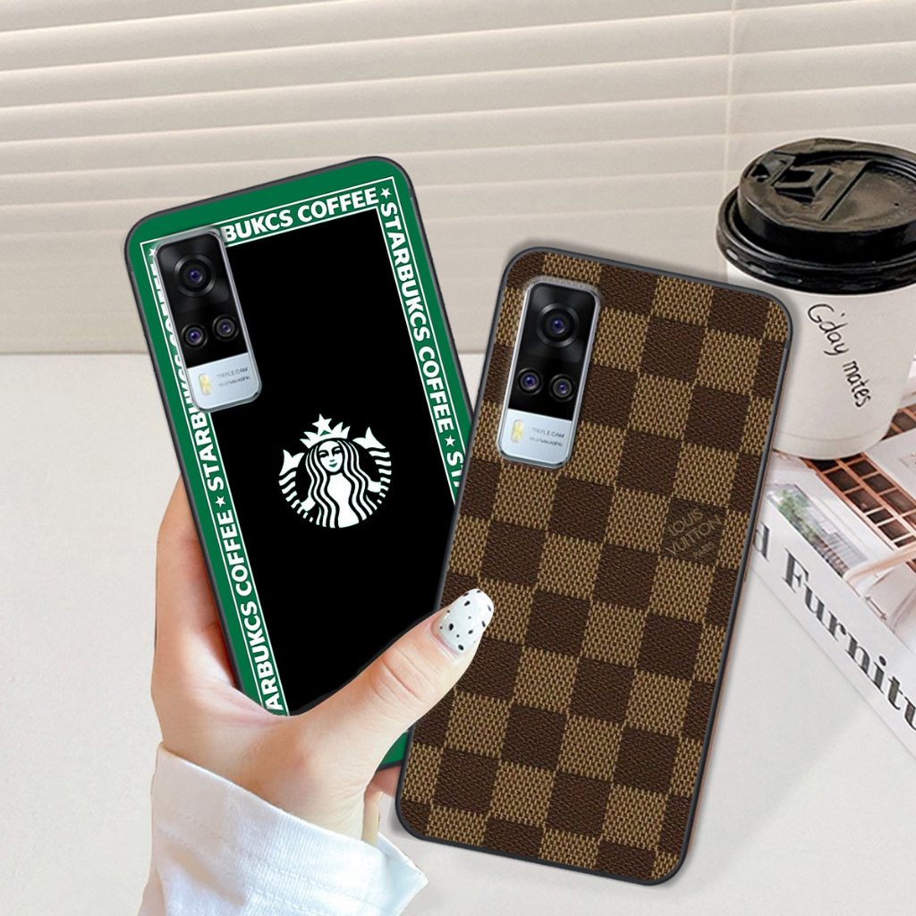 Ốp Vivo Y51 2020 in logo các thương hiệu nổi tiếng siêu sang, siêu cá tính