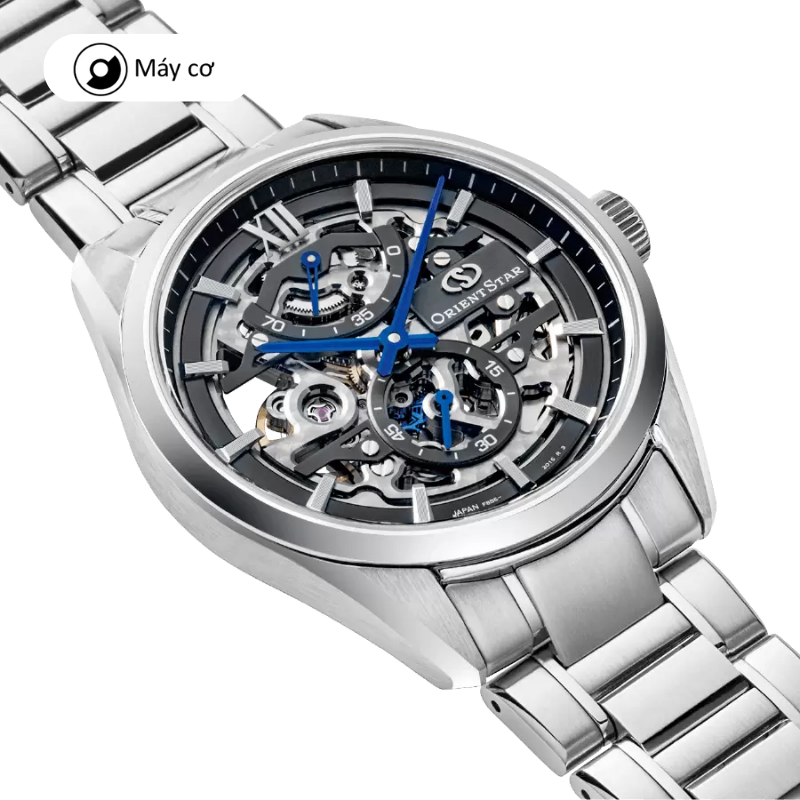 Đồng hồ cơ nam Orient Star Contemporary Skeleton Watch RE-AZ0101N00B phiên bản giới hạn phản quang mặt kính Sapphire