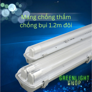 Máng đèn chống thấm chống bụi, vỏ máng đôi 1m2 chống ẩm