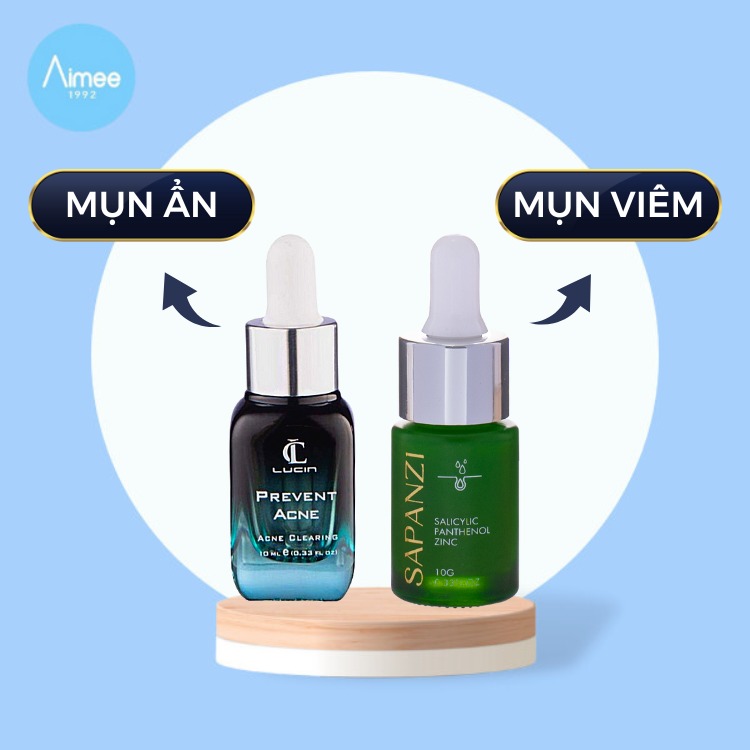 Serum Chăm Sóc Da Mụn, Mờ Thâm Lucin LURCINN SAPANZI Prevent Acne 10ml [Aimee1992]