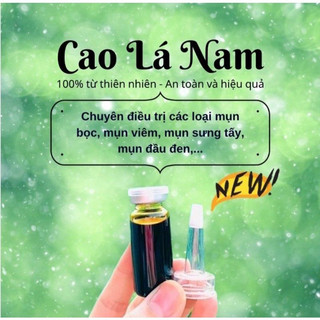 Cao lá nam trị mụn