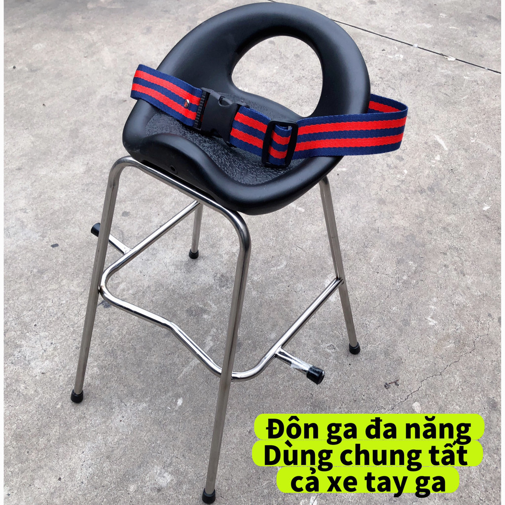 Ghế ngồi xe máy cho bé 💖 SỈ= LẺ 💖 Xe Tay Ga , Không Tựa,,An Toàn Cho Bé ,ĐÔN GA YÊN NHỰA