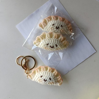 Móc khóa há cảo handmade bằng len