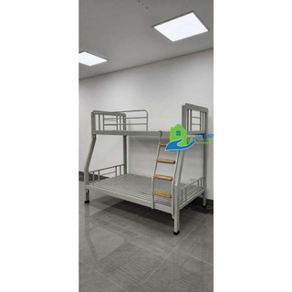 Giường sắt 2 tầng hộp sắt 4x8 trên 1m4 dưới 1m6 Bảo An