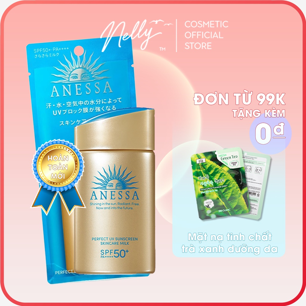 Kem chống nắng Anessa Perfect UV Sunscreen Skincare Milk 60ml nhật bản mẫu mới