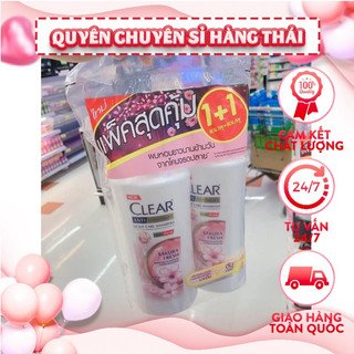 Set 2 chai dầu gội clear nội địa thái lan