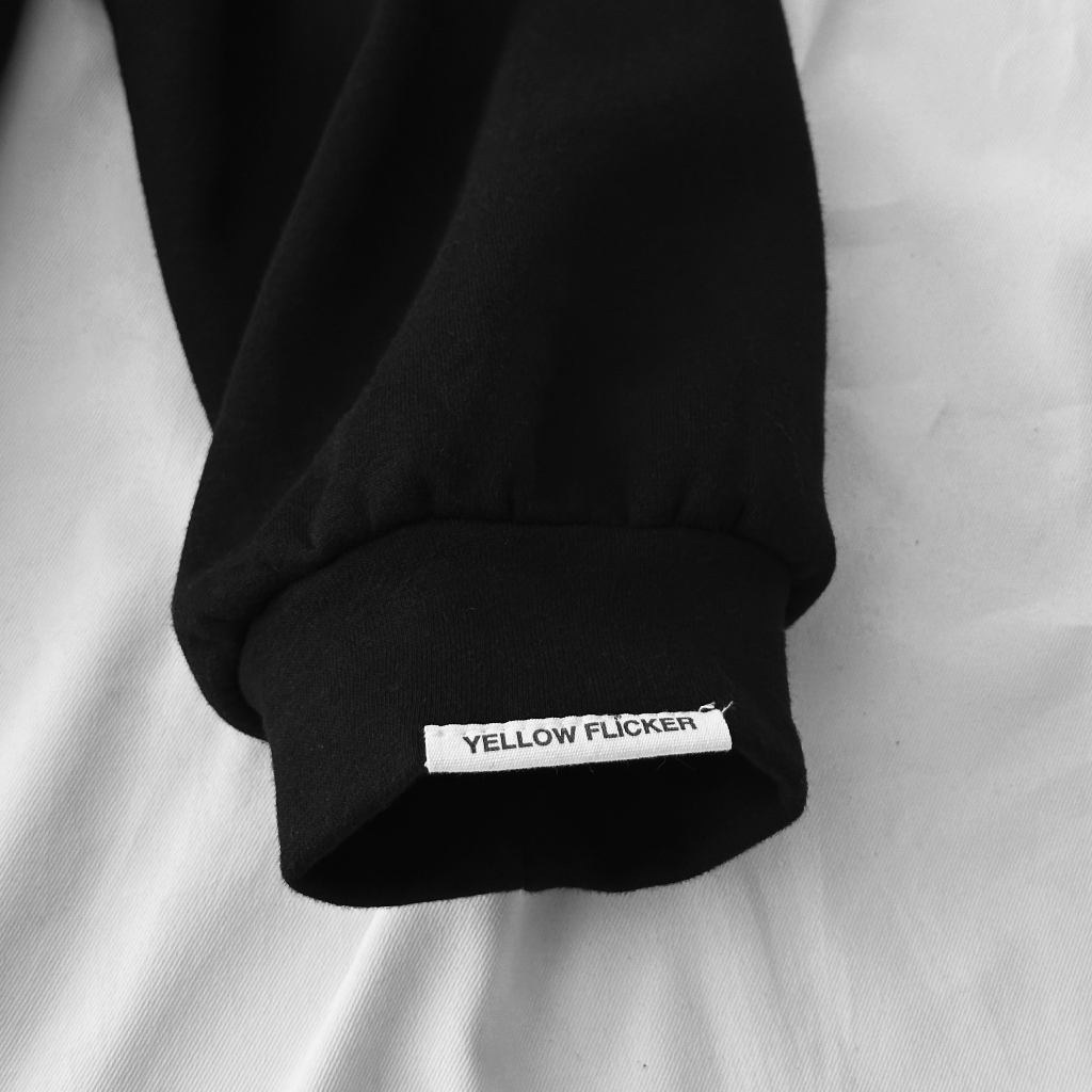 Áo khoác cardigan YELLOW FLICKER chữ nổi unisex