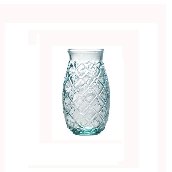 Ly thủy tinh tái chế VSM hình trái thơm 700ml