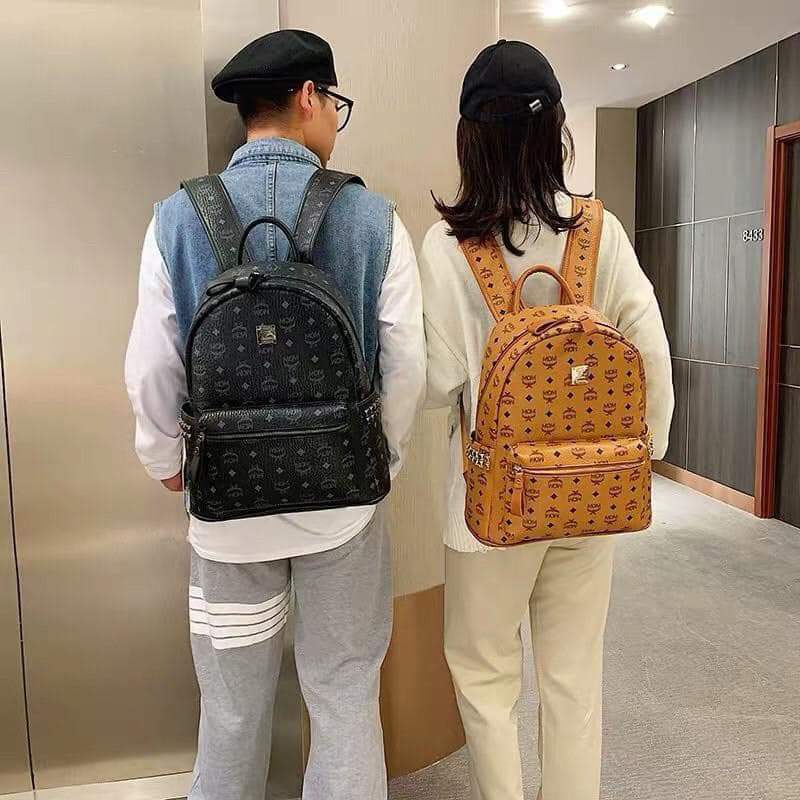 Balo đi học thời trang nam nữ MOM đựng vừa sách vở laptop dây bản to size 36