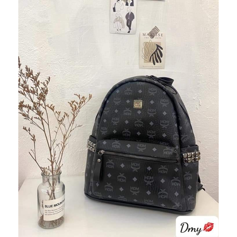 Balo đi học thời trang nam nữ MOM đựng vừa sách vở laptop dây bản to size 36
