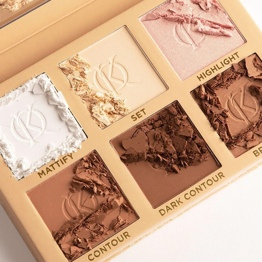 kenia ontiveros beauty set tạo khối bắt sáng 42$ set and define kit