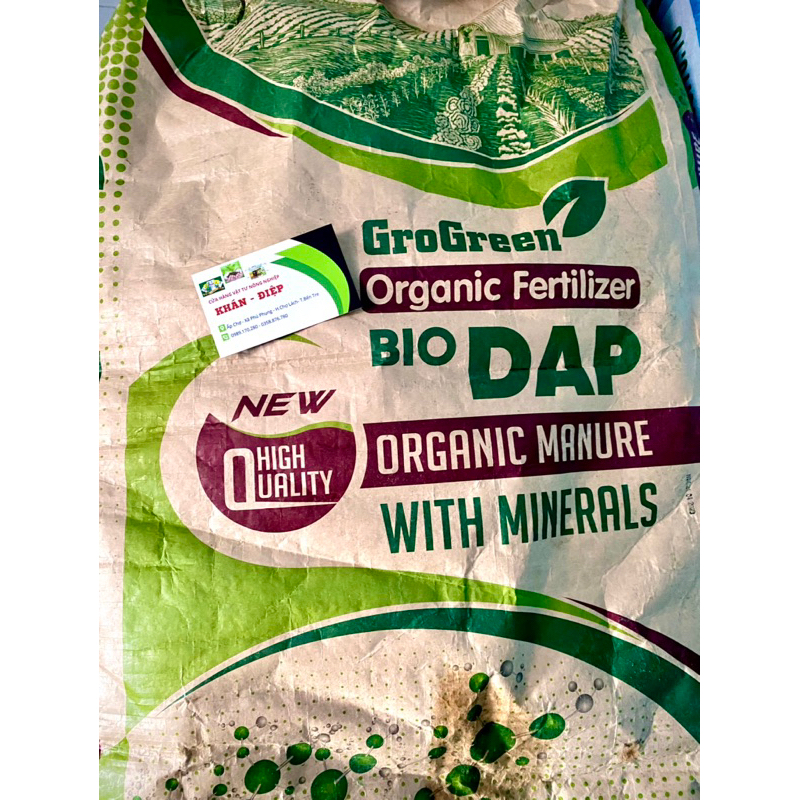 Phân bón hữu cơ viên DAP HUMIC lên men rễ khoẻ hạ phèn giải độc xanh cây dày lá bén rễ