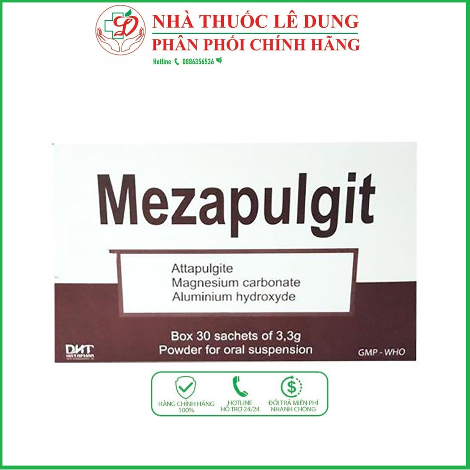 ✓ MEZAPULGIT - giảm đau và khó chịu ở dạ dày, tá tràng