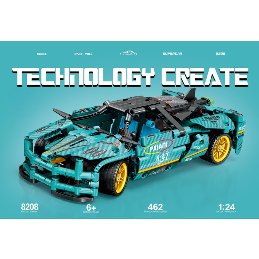 Mô Hình Lắp Ráp Siêu Xe 462 Chi Tiết Mã Sản Phẩm 8208