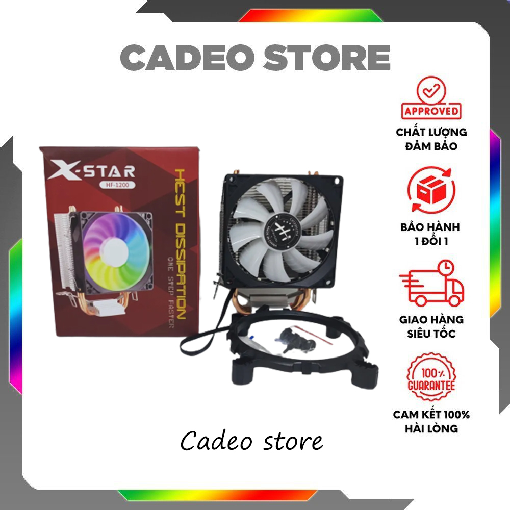 Quạt tản nhiệt Fan CPU Xstar HF1200-Hiệu năng cao bảo hành chính hãng 3 tháng