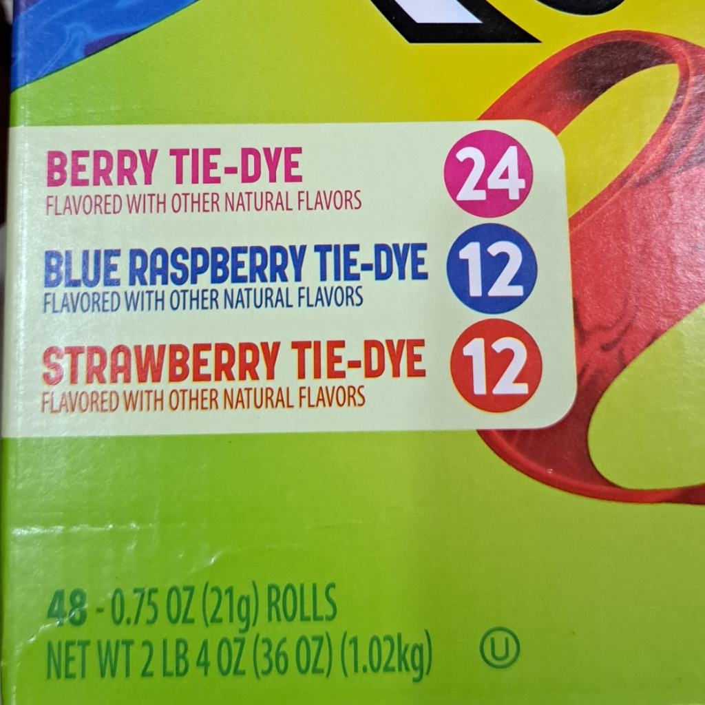 Combo 5 cuộn kẹo dẻo trái cây FOOT Mỹ - Date T7/2024