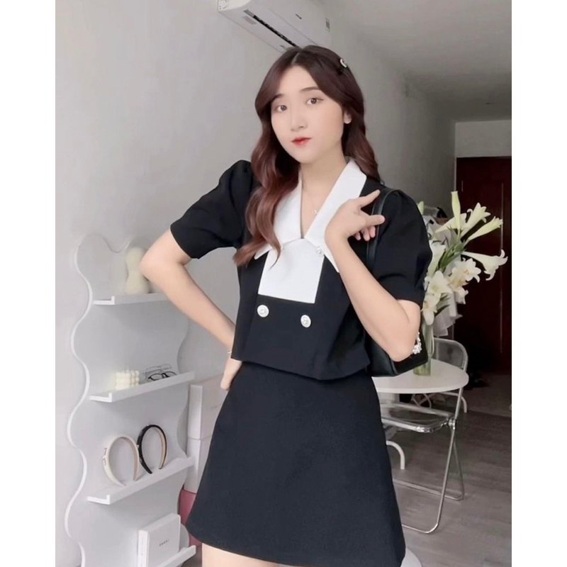 Áo sơ mi tiểu thư phong cách Hàn Quốc