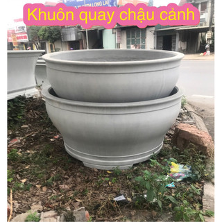 Khuôn quay chậu xi măng, chậu cao 50 cm, có thể quay được chậu từ 50 cm đến 90cm