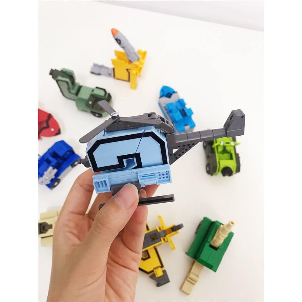 Đồ Chơi Chữ Số Từ 1-9 Biến Hình Robot - Đồ Chơi Thông Minh