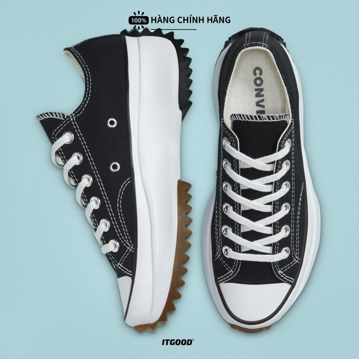 Giày Run Star Hike Black Low 168816C Chính Hãng