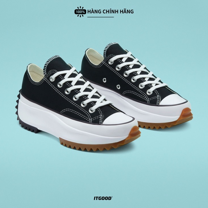 Giày Run Star Hike Black Low 168816C Chính Hãng