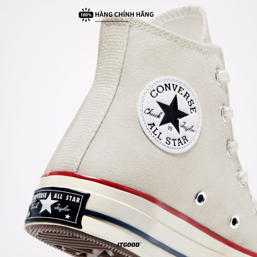 Giày Converse Chuck Taylor 1970's Parchment Egret Cổ Cao  162053C
