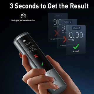 Máy đo nồng độ cồn Baseus SafeJourney Pro màn hình LED