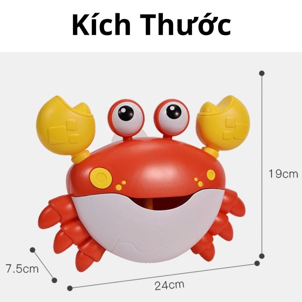 Đồ Chơi Cua Tạo Bọt - Đồ Chơi Nhà Tắm