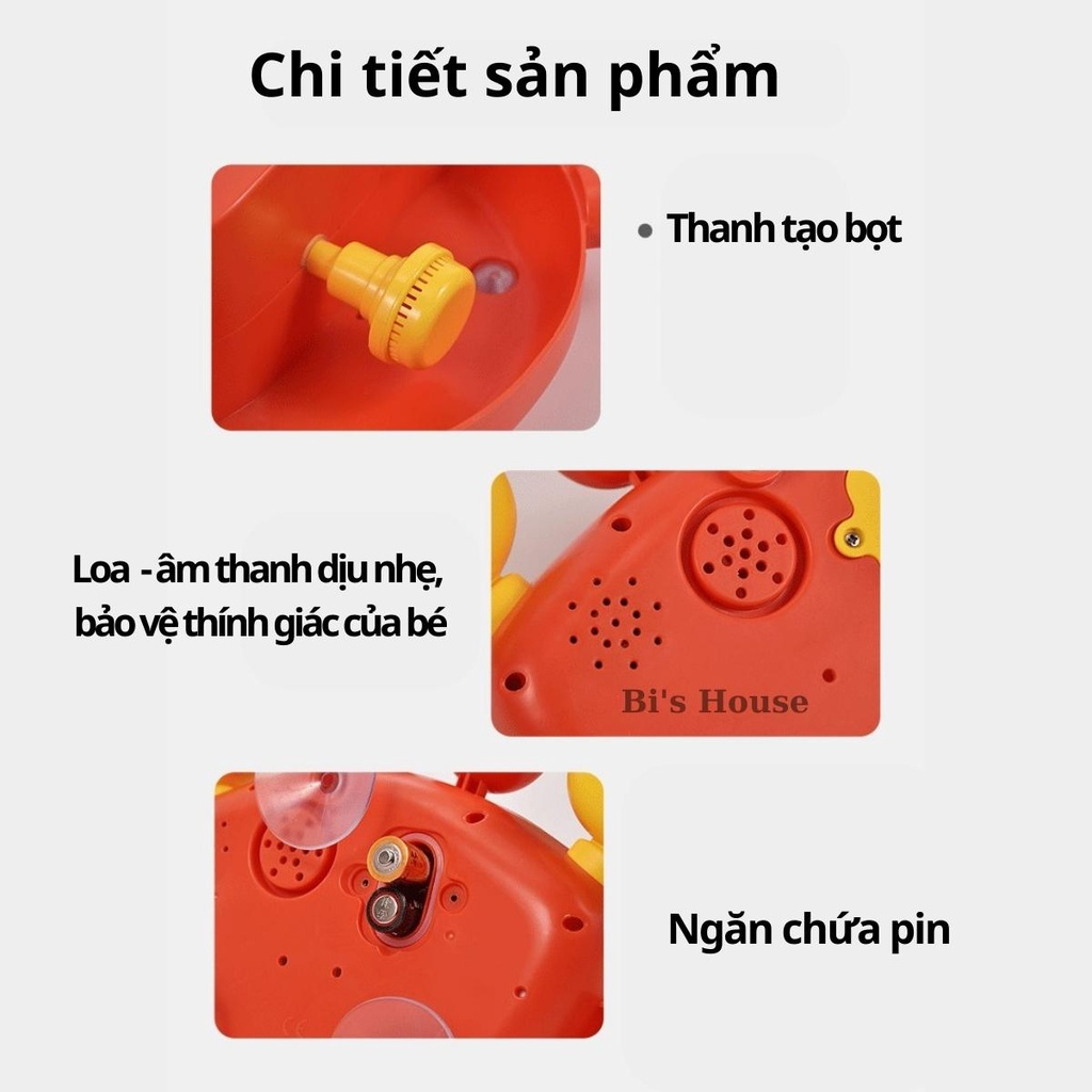 Đồ Chơi Cua Tạo Bọt - Đồ Chơi Nhà Tắm