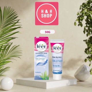 Kem tẩy lông cho da nhạy cảm Veet Silk Fresh
