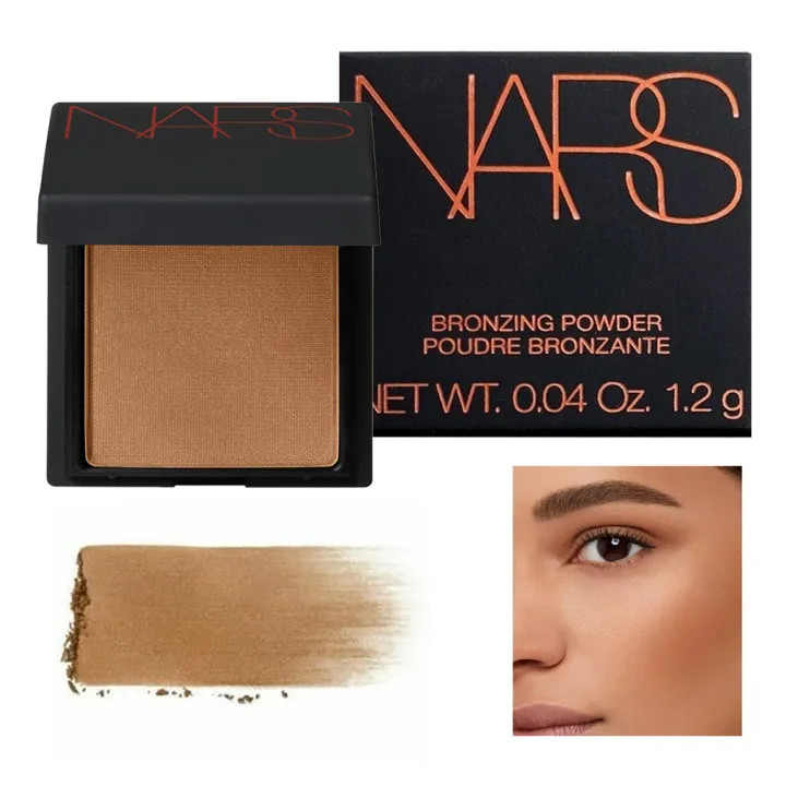 Phấn tạo khối makeup Nars Bronzing Powder Poudre Bronzante màu Laguna 1.2g mini travel size có sẵn