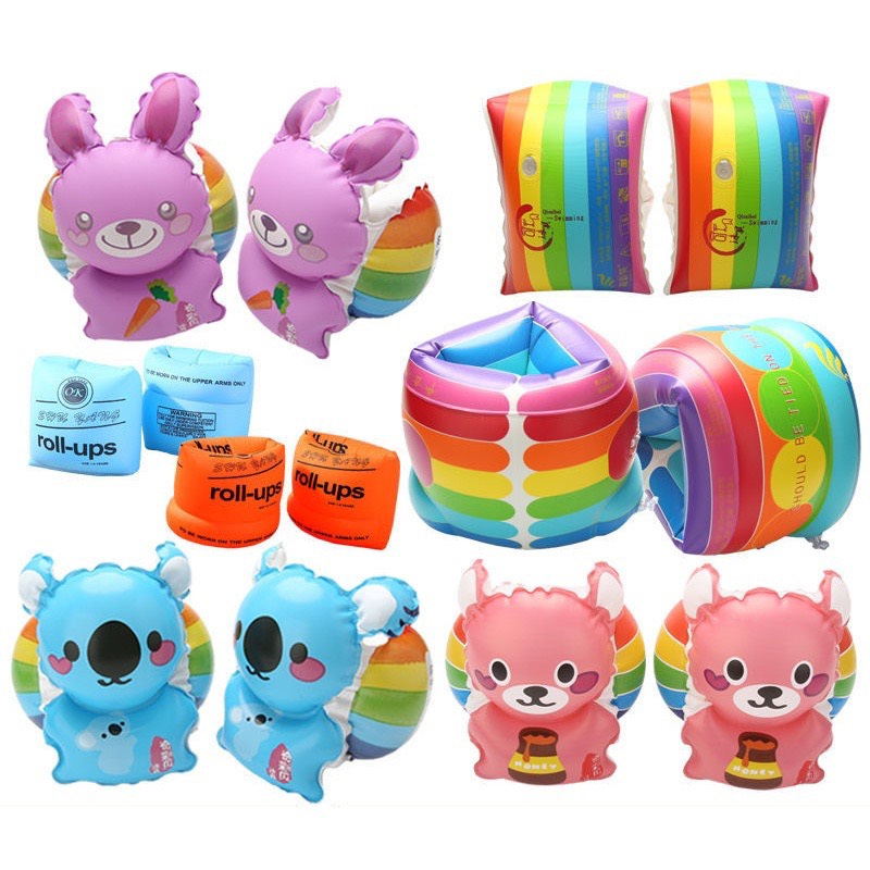 Phao tay trẻ em an toàn, nhiều hình dễ thương, phao đỡ tay trợ giúp nổi trong nước, phao cổ cho bé ngộ nghĩnh