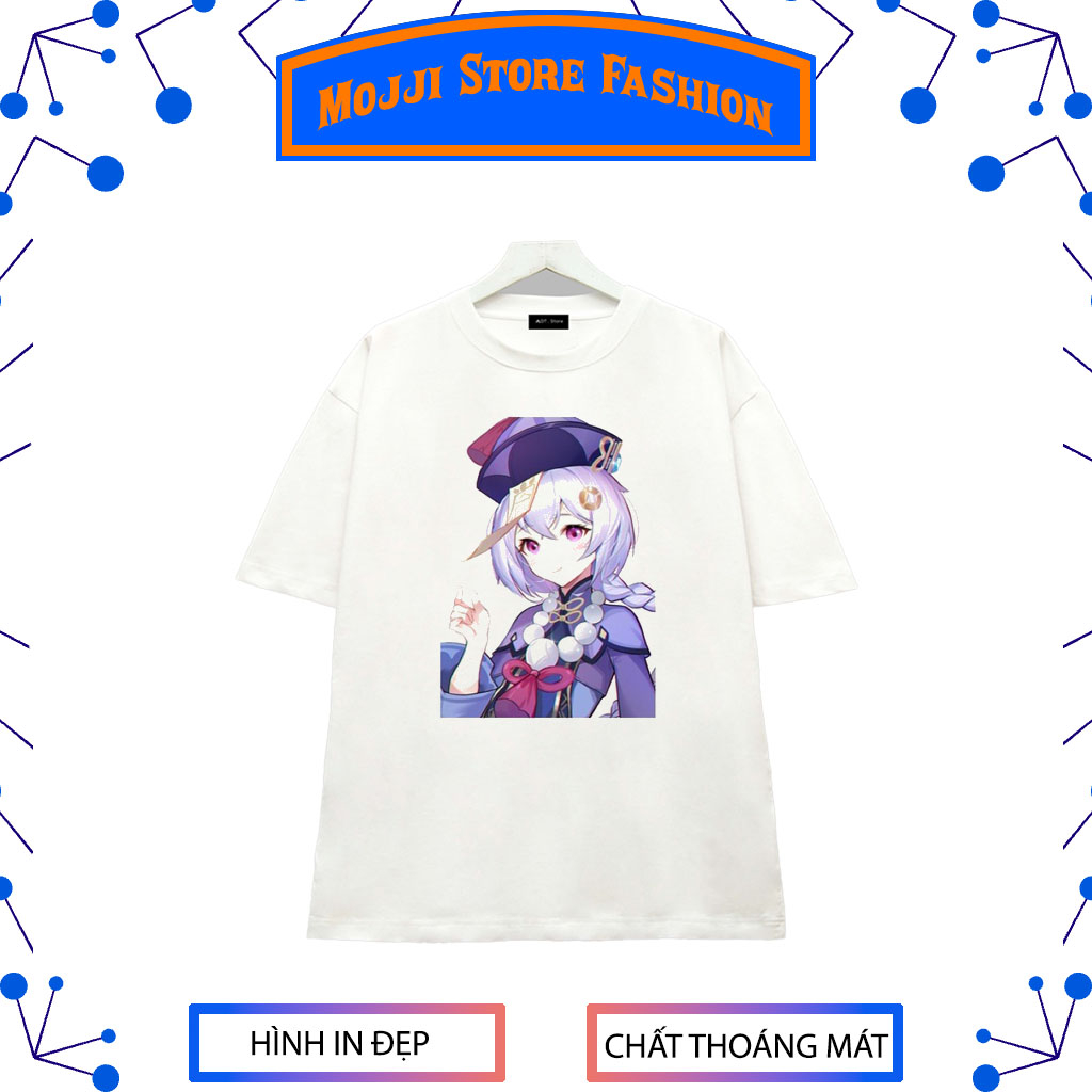 Áo thun Qiqi genshin impact nhiều mẫu chọn/áo in hình genshin impact Qiqi - chất thun thoáng mát