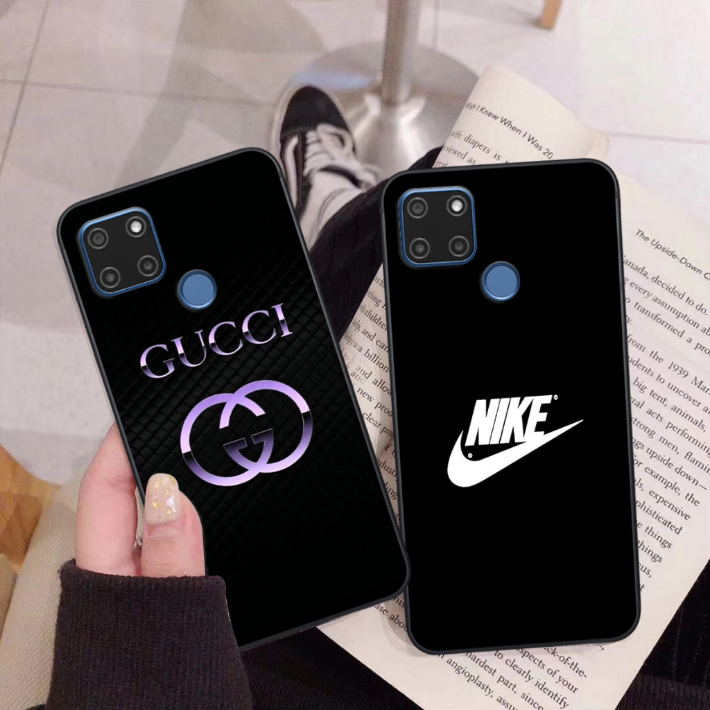 Ốp Realme C12 / C15 in logo các thương hiệu nổi tiếng siêu sang, siêu cá tính