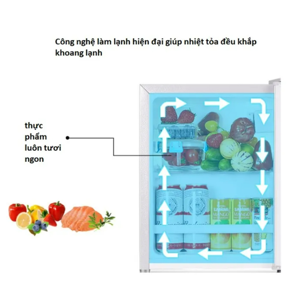 Tủ Lạnh Mini 22L Aux để phòng ngủ, ô tô tiết kiệm điện - Bảo hành 12 tháng