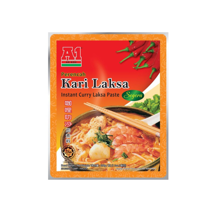 Gia Vị Kari Laksa A1 200g Dùng Nấu Lẩu Tokbokki, Laksa, Lẩu Ly, Lẩu Xiên Que,...