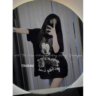 Áo phông mickey chì in lưng qc l1