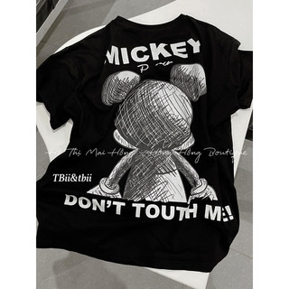 Áo Phông Mickey Chì In Lưng QC L1